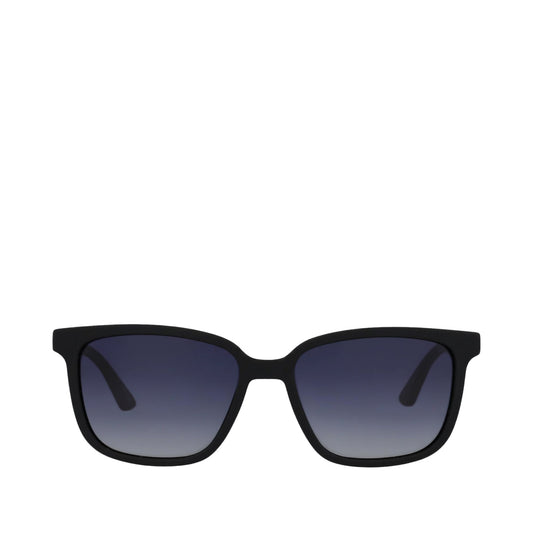 Briar Traveler Sunglasses - Black-Deep Blue Gradient Front View