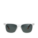Roman Traveler Sunglasses - Clear-Blue Front View