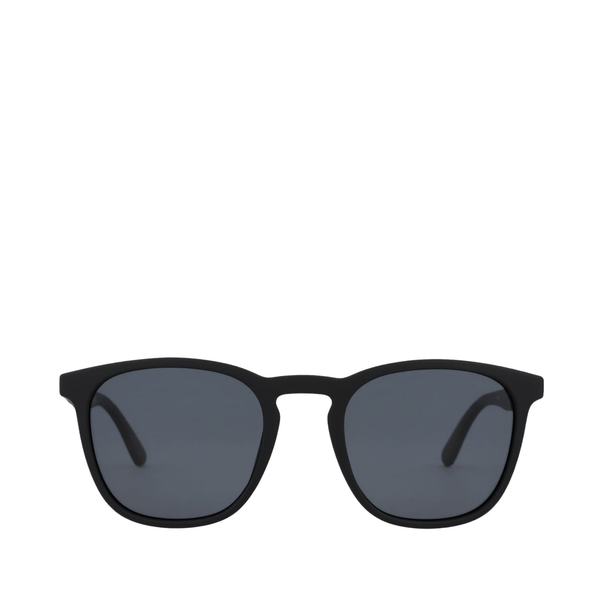 Silas Traveler Sunglasses - Black-Grey Front View