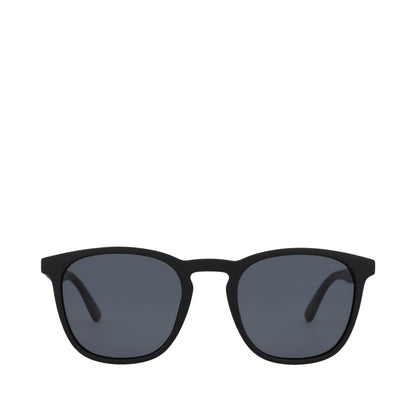 Silas Traveler Sunglasses - Black-Grey Front View