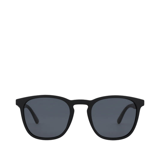 Silas Traveler Sunglasses - Black-Grey Front View