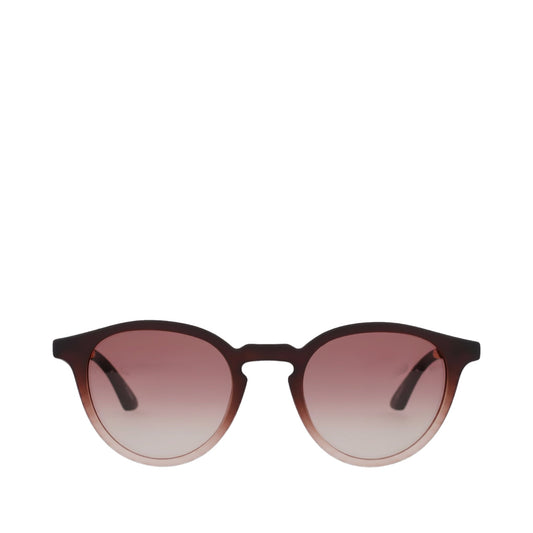 Jasper Traveler Sunglasses - Matte Ombre-Brown Gradient Front View