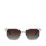 Briar Traveler Sunglasses - Clear-Brown Front View