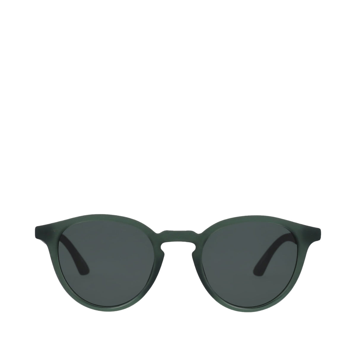 Jasper Traveler Sunglasses - Spruce Crystal-Bottle Green Front View