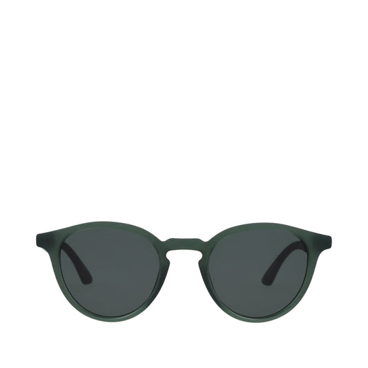 Jasper Traveler Sunglasses - Spruce Crystal-Bottle Green Front View