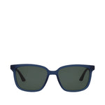 Briar Traveler Sunglasses - Indigo Crystal-Bottle Green Front View