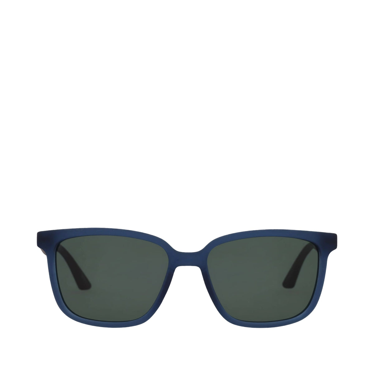 Briar Traveler Sunglasses - Indigo Crystal-Bottle Green Front View