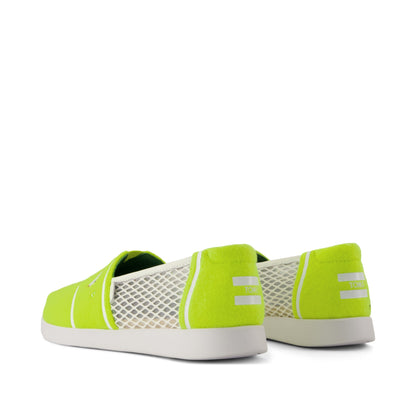 Alpargata Plus - Neon Yellow Tennis Felt Back View