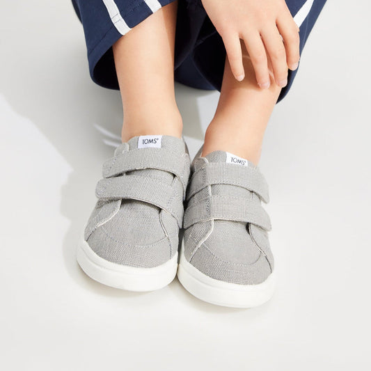 Cruz Double Strap Sneaker for Kids on Model Image